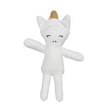 Fabelab bear pocket friend plush toy - organic cotton stuffed animal